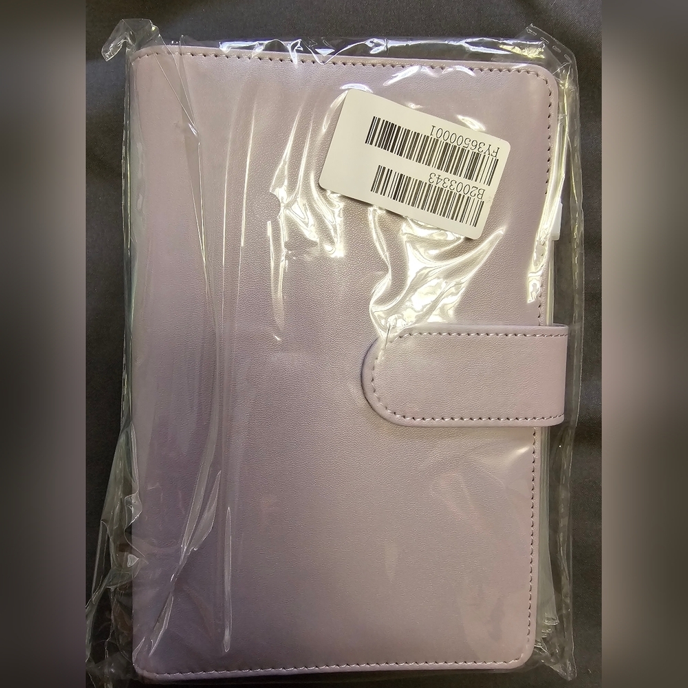 Soft Lavender Phone Wallet Case with Magnetic Closure
